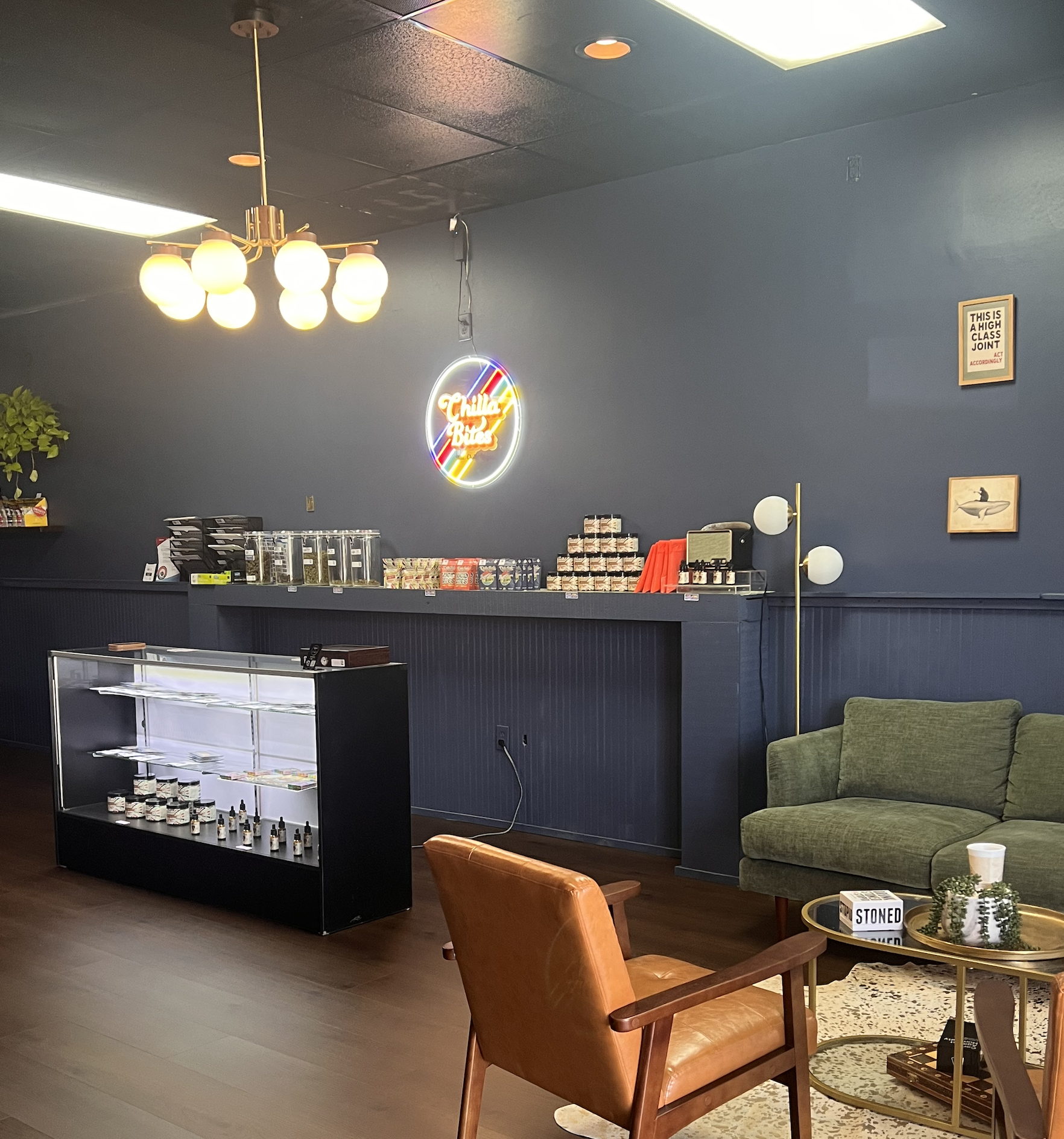 ChillaSmoke Tomball smoke shop interior